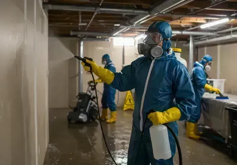 Basement Sanitization and Antimicrobial Treatment process in Pelican Bay, TX